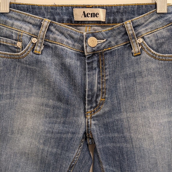 ACNE Kex/Le Blue Straight Leg Jeans - Picture 7 of 9